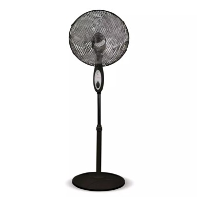 Stojeći ventilator 16" s daljinskim upravljačem, crna